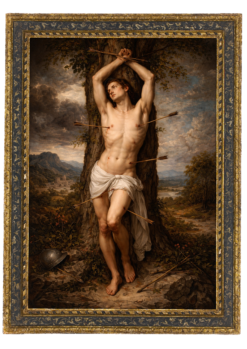 Saint Sebastian, Vittorio De Santi
